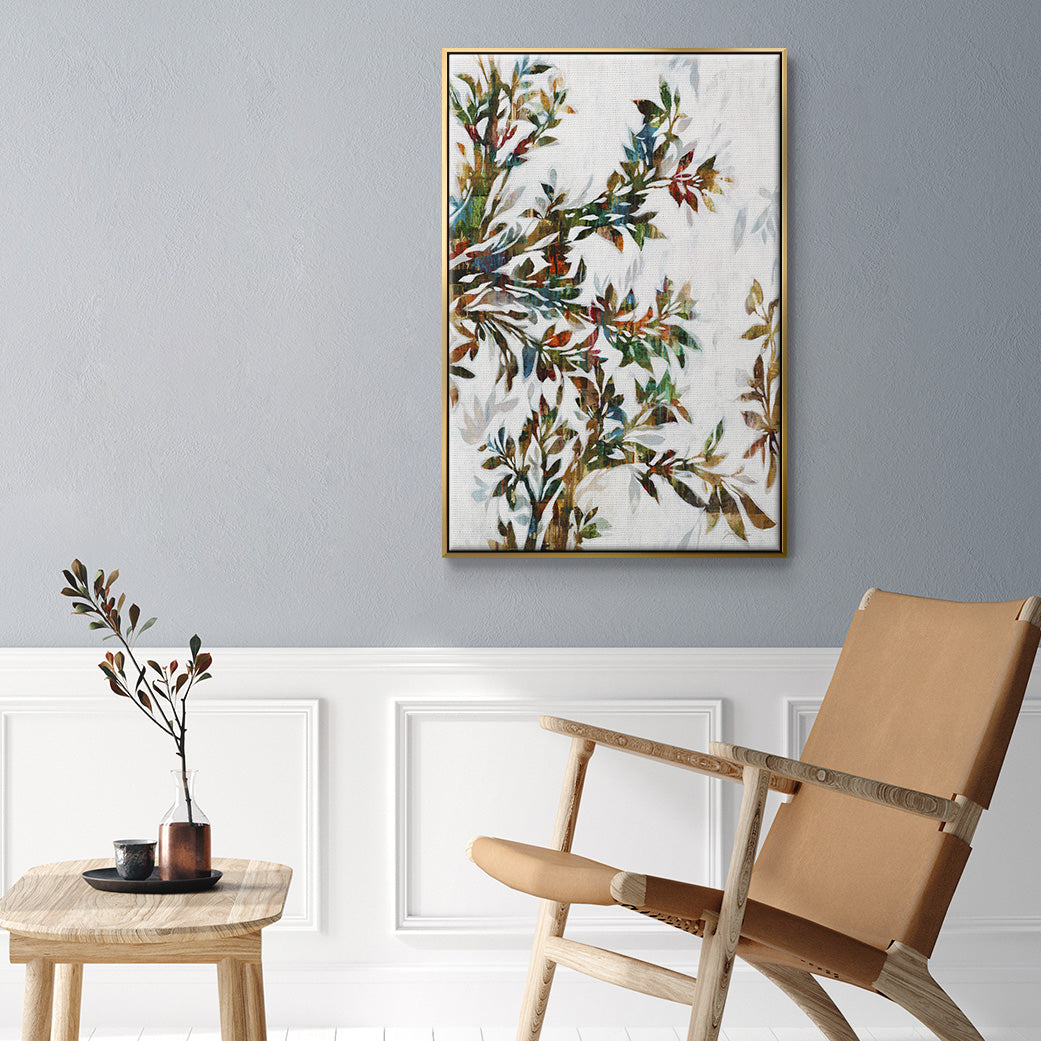 Tree of Life II - Floater Framed Canvas Print