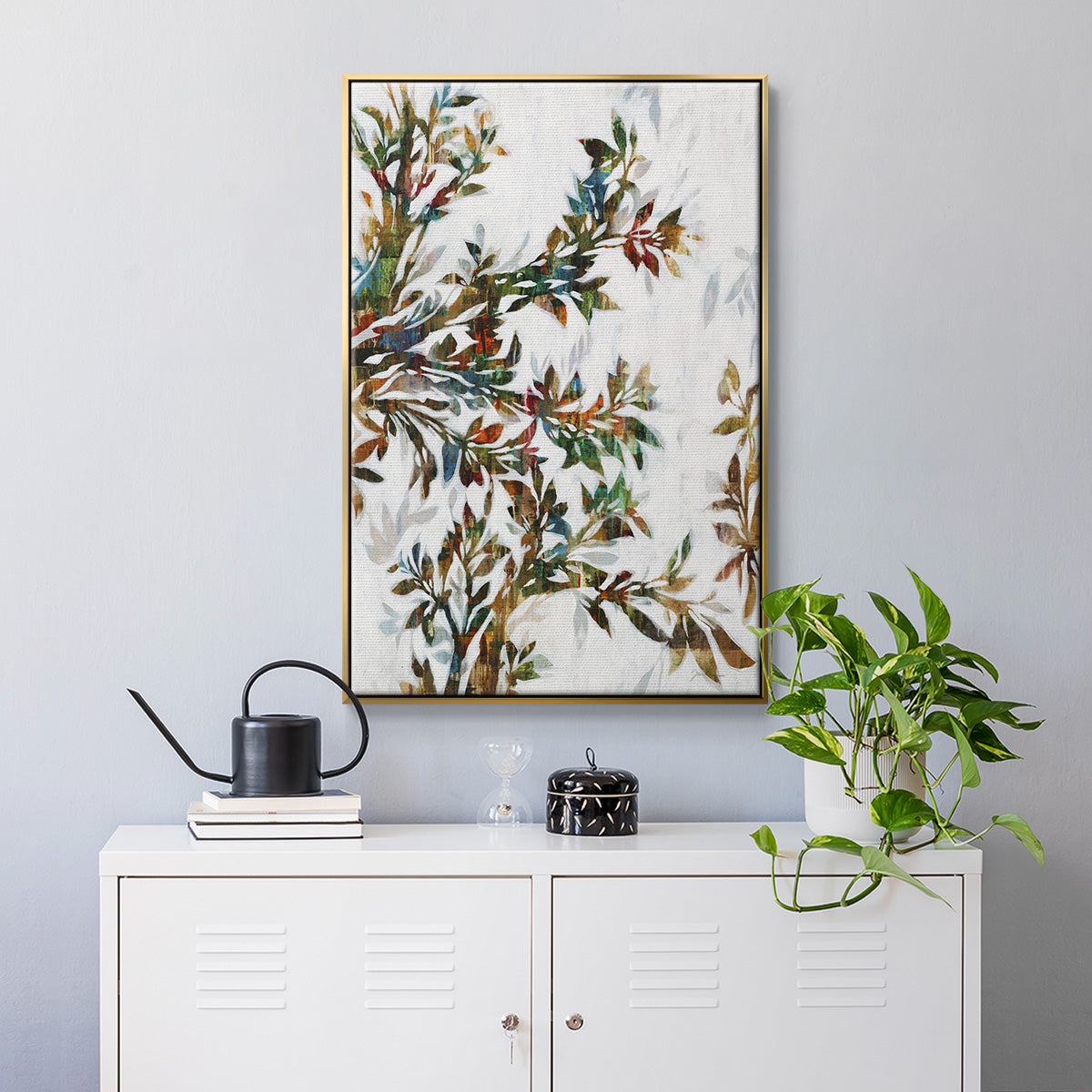 Tree of Life II - Floater Framed Canvas Print