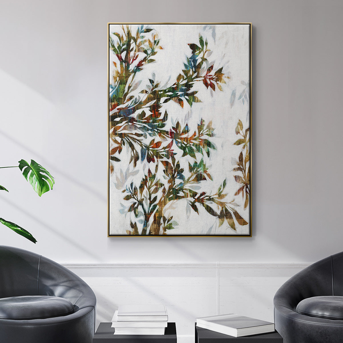 Tree of Life II - Floater Framed Canvas Print