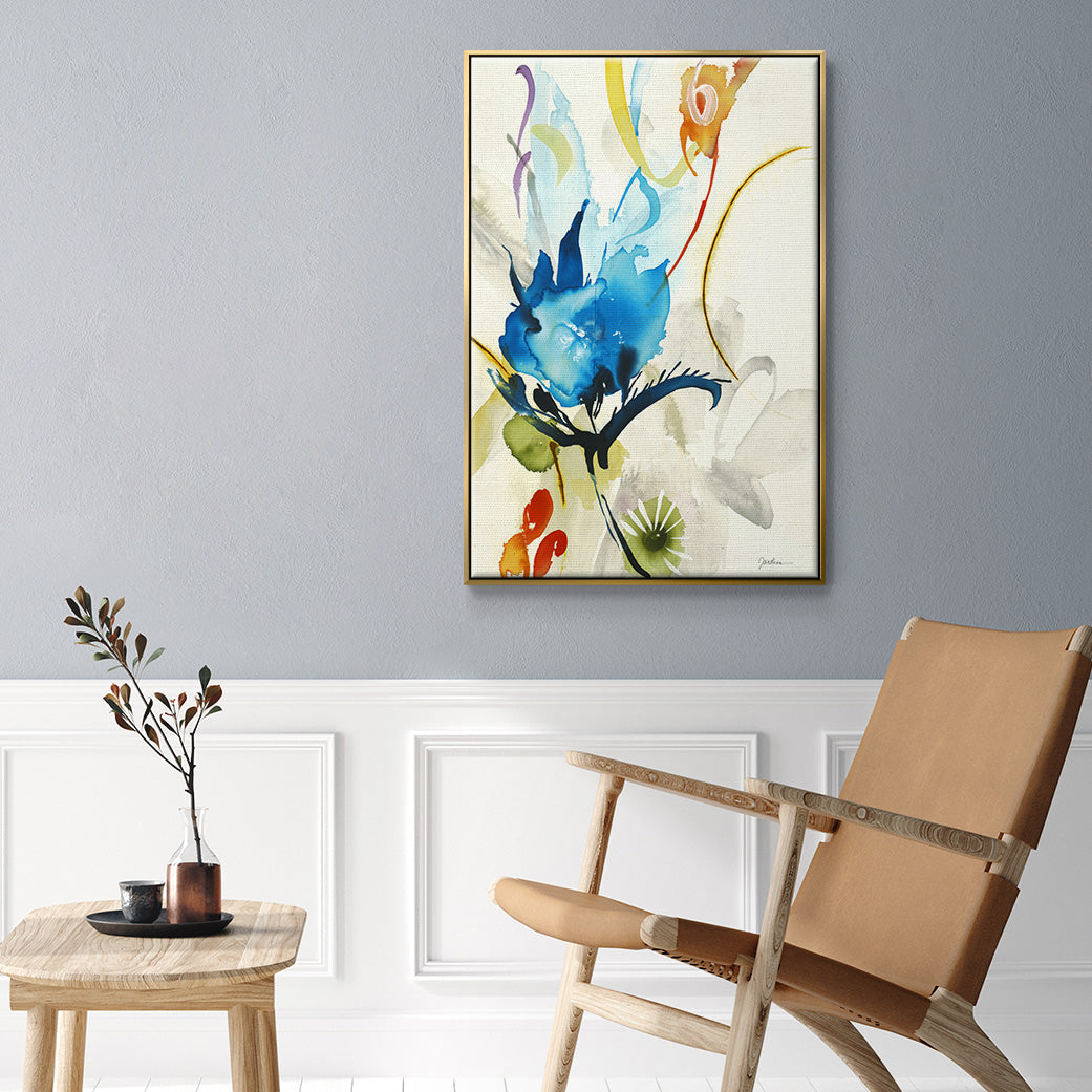 Local Color I - Floater Framed Canvas Print