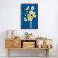 Ice Poppies - Floater Framed Canvas Print