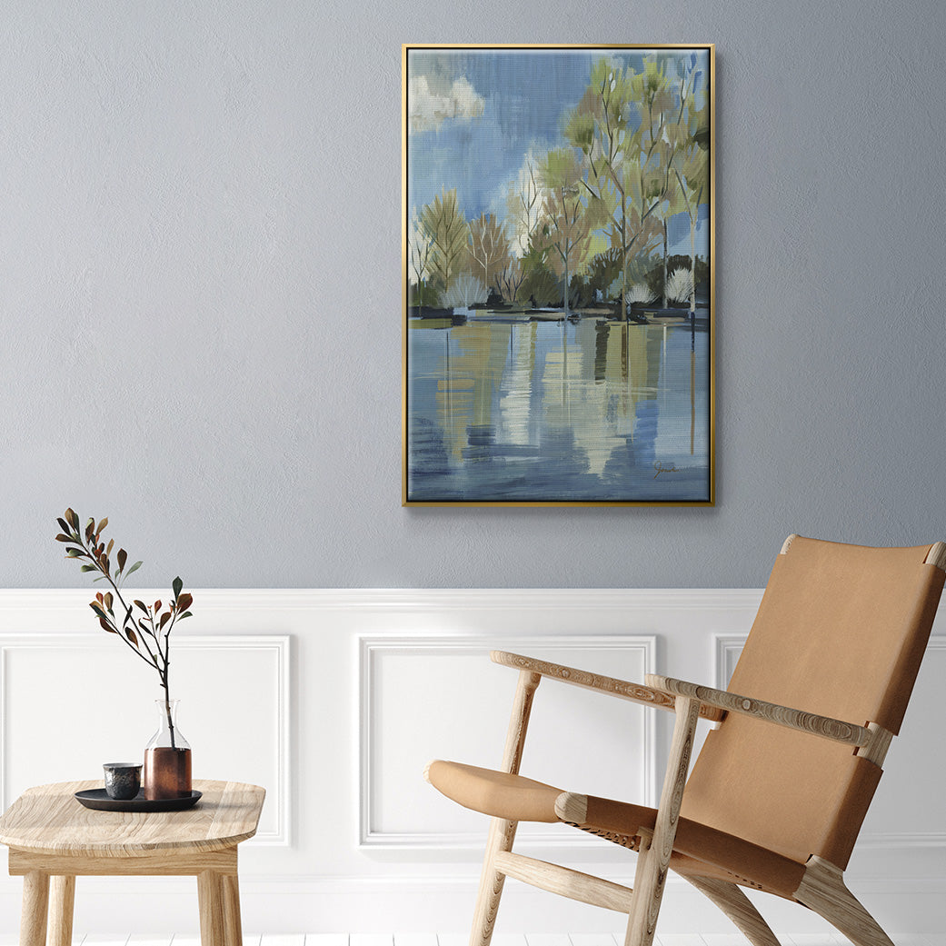 Enchanted Forest I - Floater Framed Canvas Print