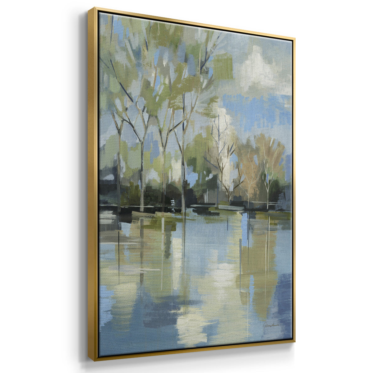Enchanted Forest II - Floater Framed Canvas Print