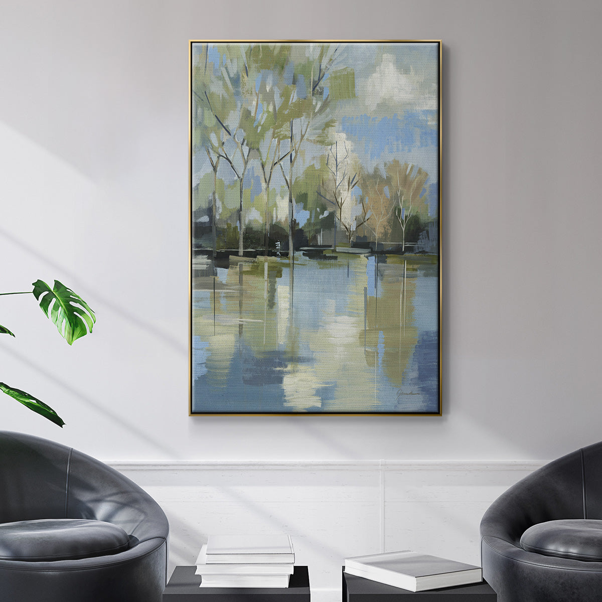 Enchanted Forest II - Floater Framed Canvas Print