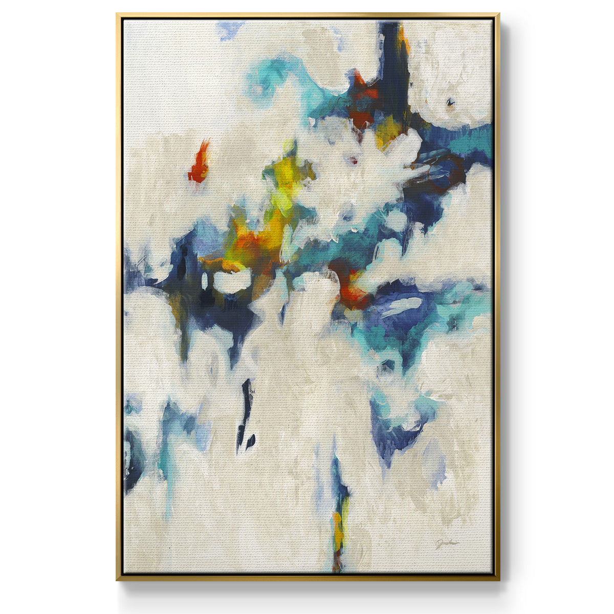 Find & Seek - Floater Framed Canvas Print