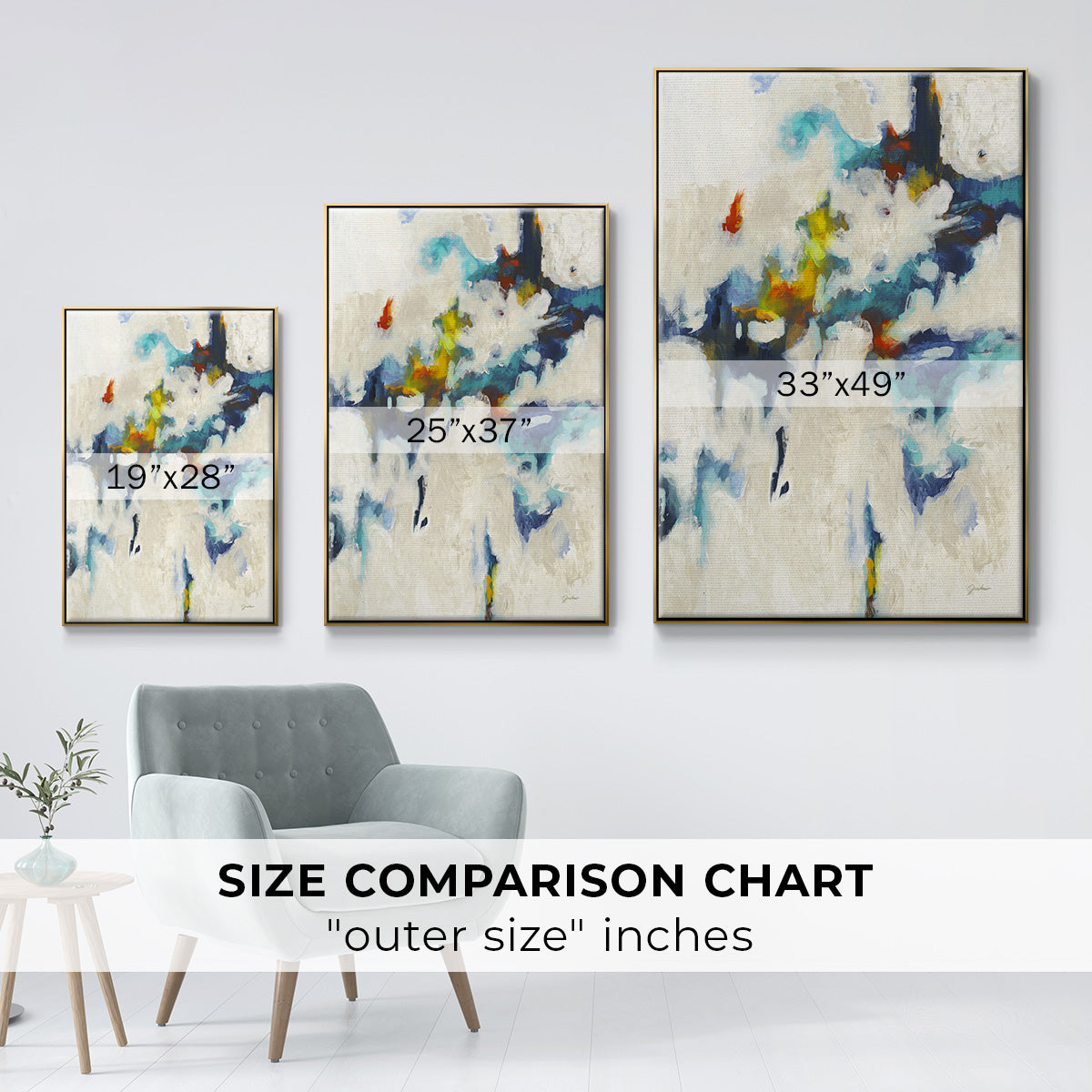 Find & Seek - Floater Framed Canvas Print