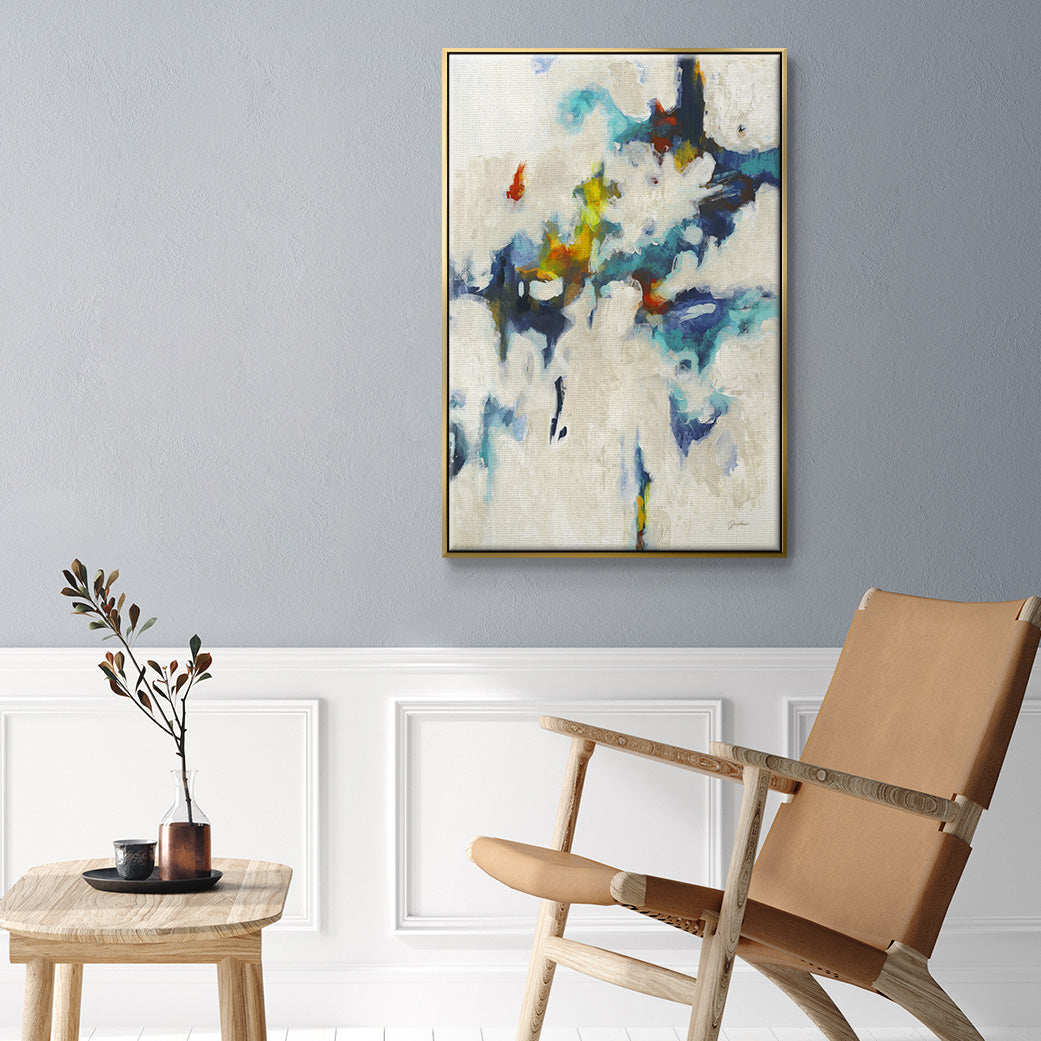 Find & Seek - Floater Framed Canvas Print
