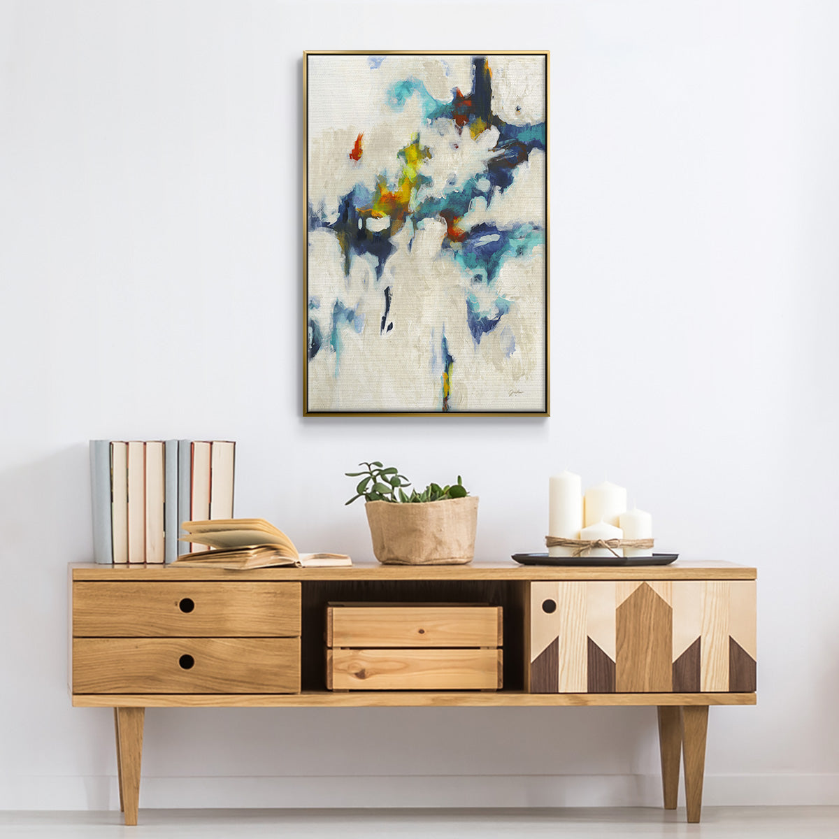 Find & Seek - Floater Framed Canvas Print