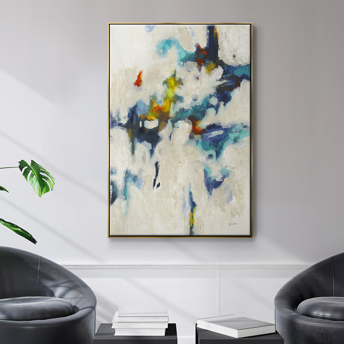 Find & Seek - Floater Framed Canvas Print