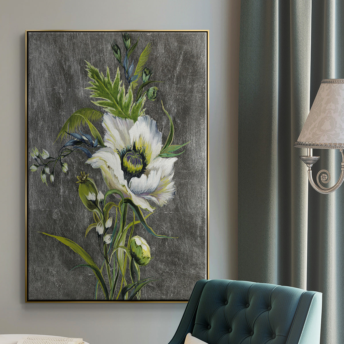 Sunny Sunday II - Floater Framed Canvas Print