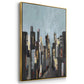 City Beat - Floater Framed Canvas Print