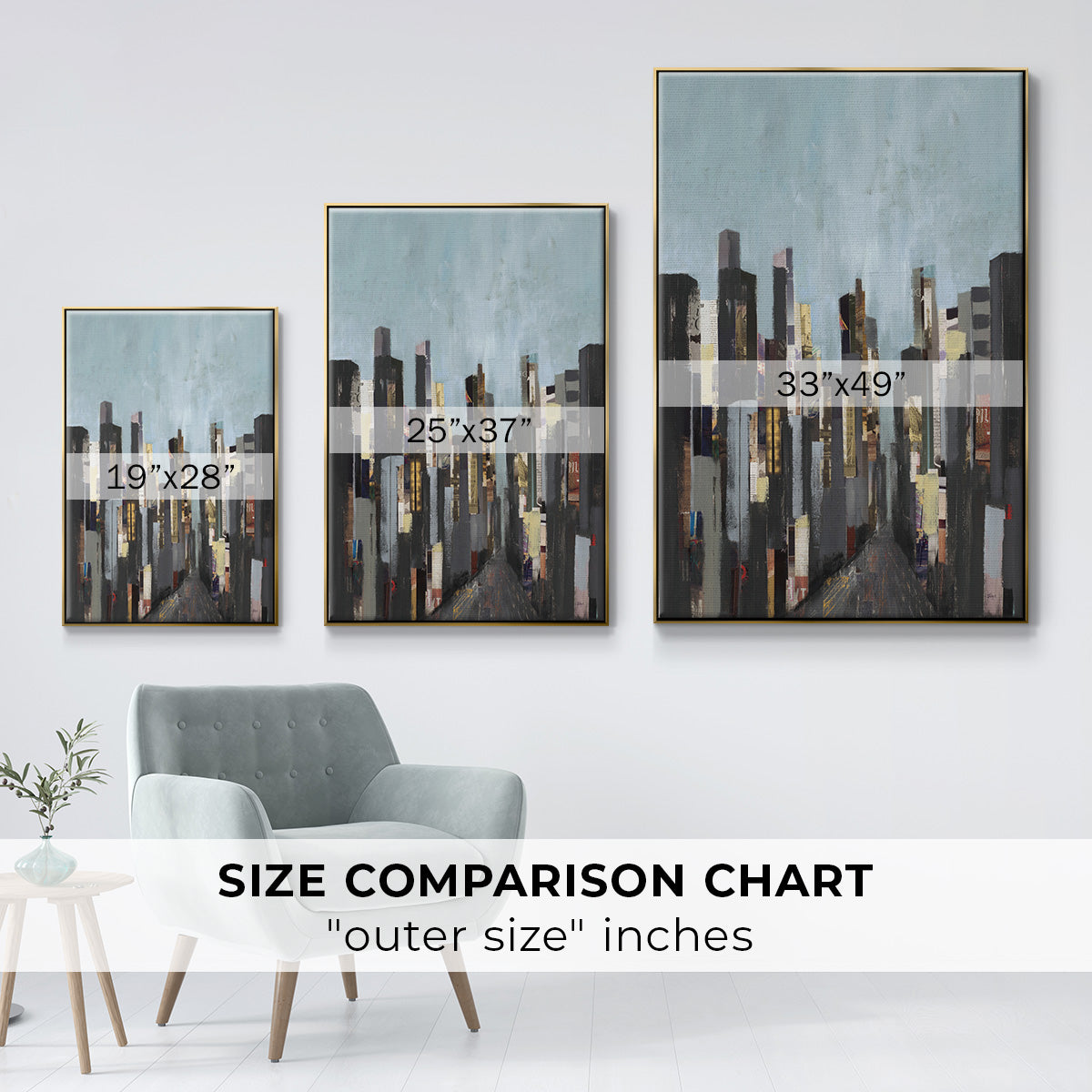 City Beat - Floater Framed Canvas Print