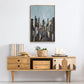 City Beat - Floater Framed Canvas Print
