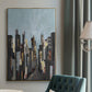 City Beat - Floater Framed Canvas Print