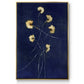 Indigo 1 - Floater Framed Canvas Print