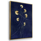 Indigo 1 - Floater Framed Canvas Print