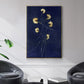 Indigo 1 - Floater Framed Canvas Print