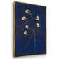 Indigo 2 - Floater Framed Canvas Print
