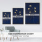 Indigo 2 - Floater Framed Canvas Print