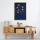 Indigo 2 - Floater Framed Canvas Print