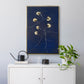 Indigo 2 - Floater Framed Canvas Print