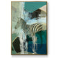 Crossing the Lines - Floater Framed Canvas Print