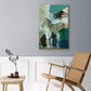 Crossing the Lines - Floater Framed Canvas Print