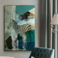 Crossing the Lines - Floater Framed Canvas Print