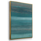 Stars & Shores I - Floater Framed Canvas Print