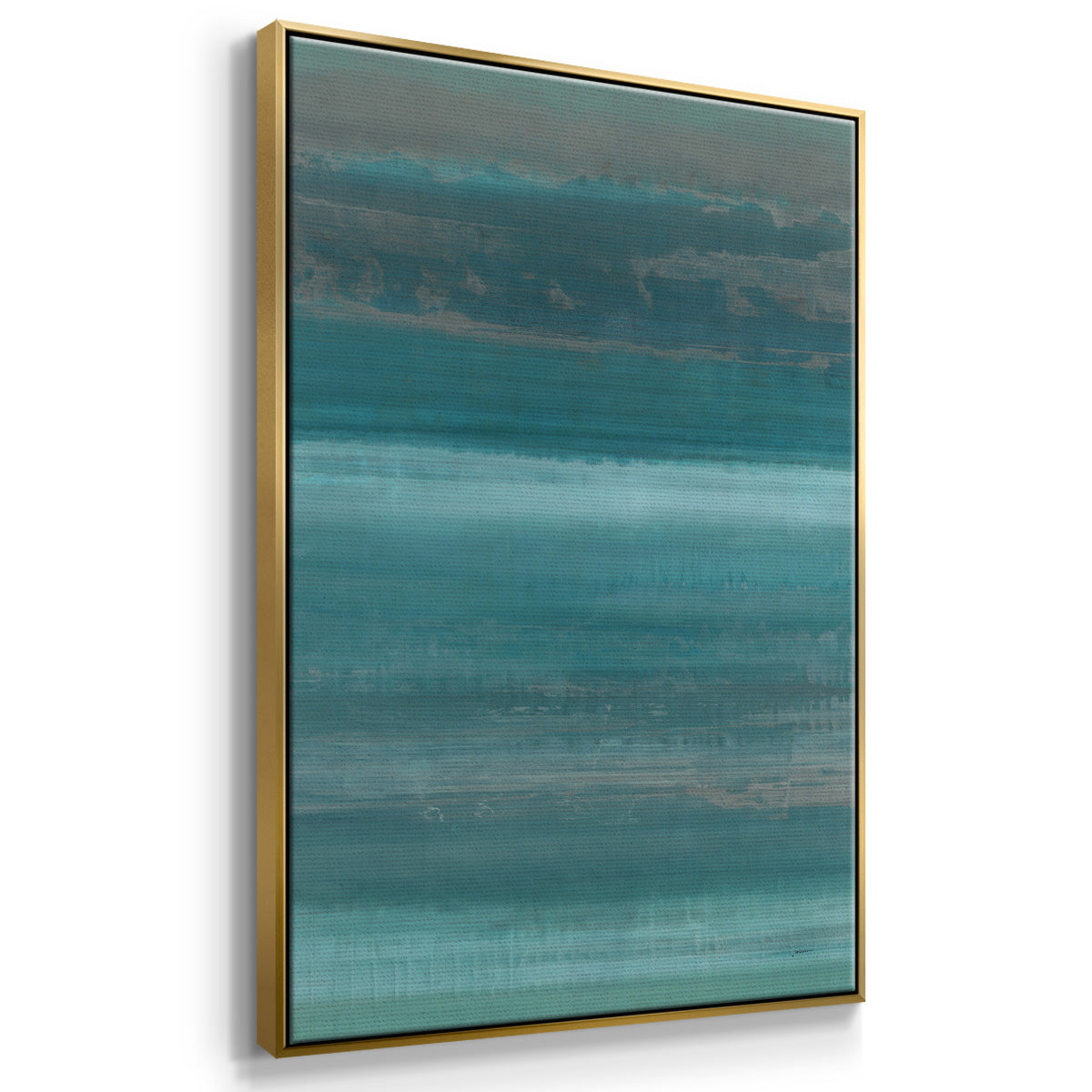 Stars & Shores I - Floater Framed Canvas Print