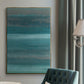 Stars & Shores I - Floater Framed Canvas Print