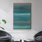 Stars & Shores I - Floater Framed Canvas Print
