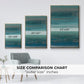 Stars & Shores II - Floater Framed Canvas Print