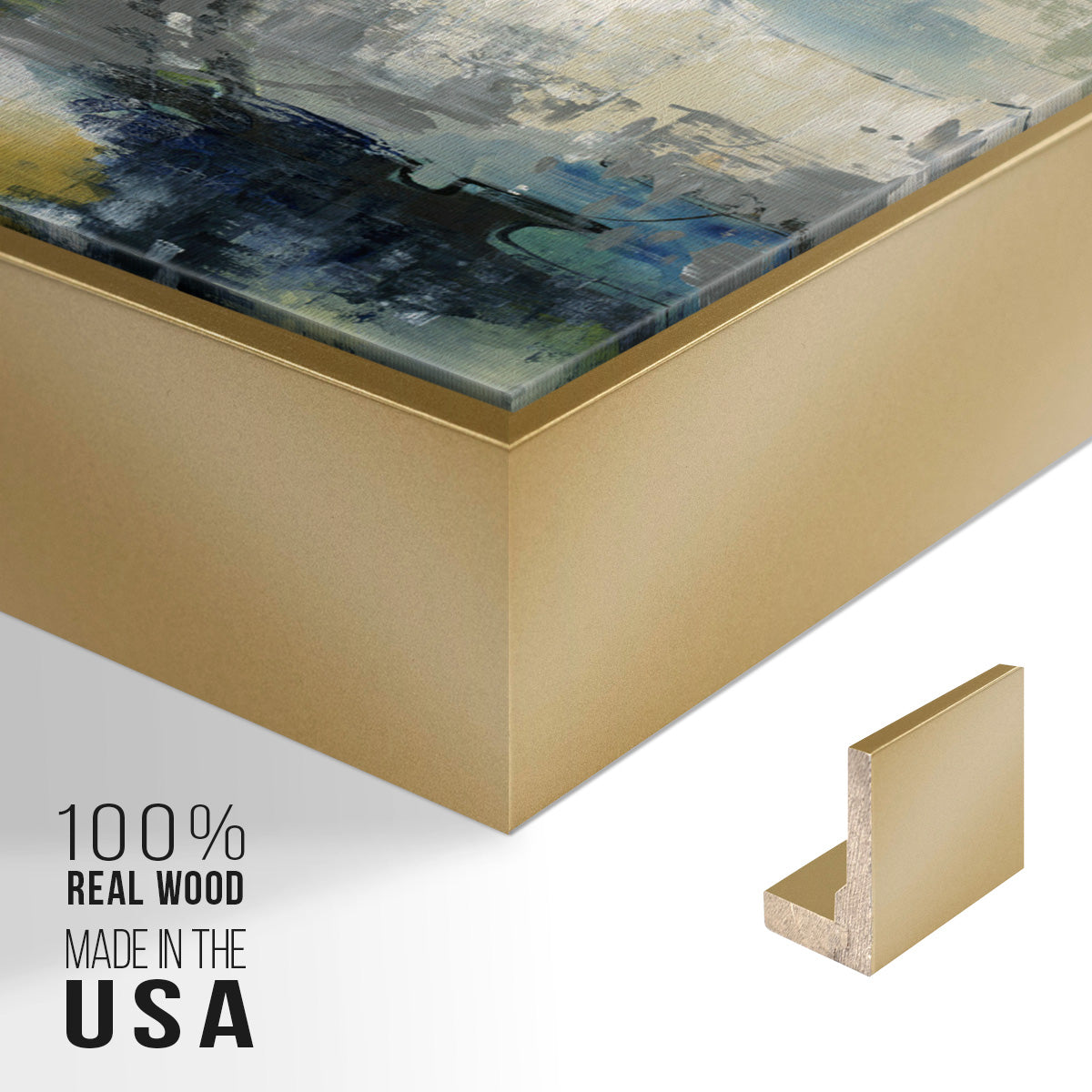 Making Magic - Floater Framed Canvas Print