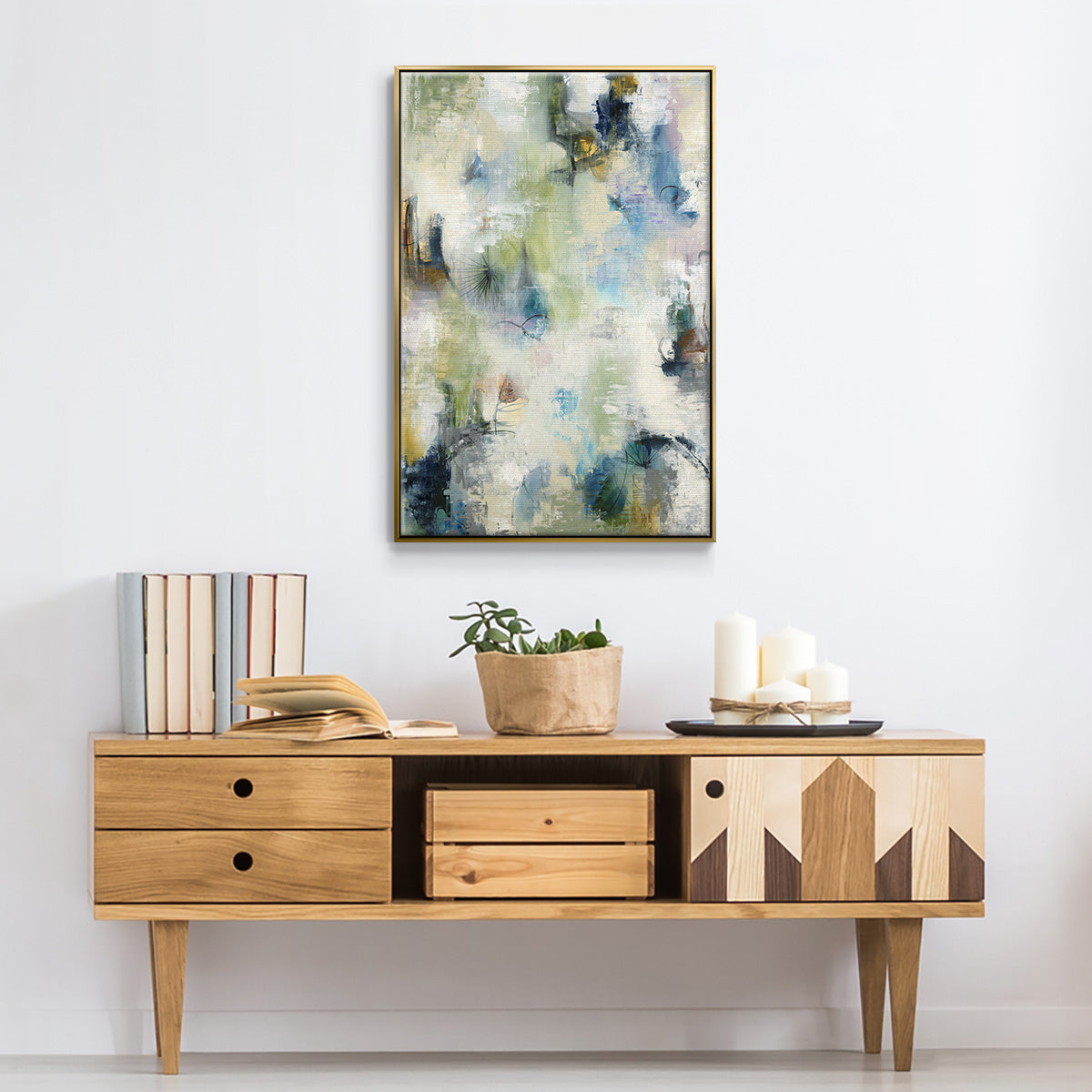 Making Magic - Floater Framed Canvas Print