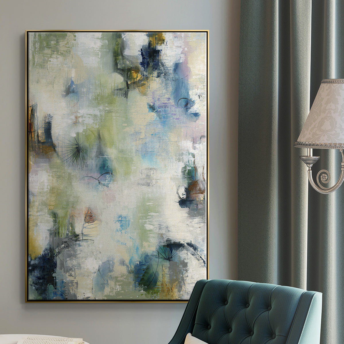 Making Magic - Floater Framed Canvas Print