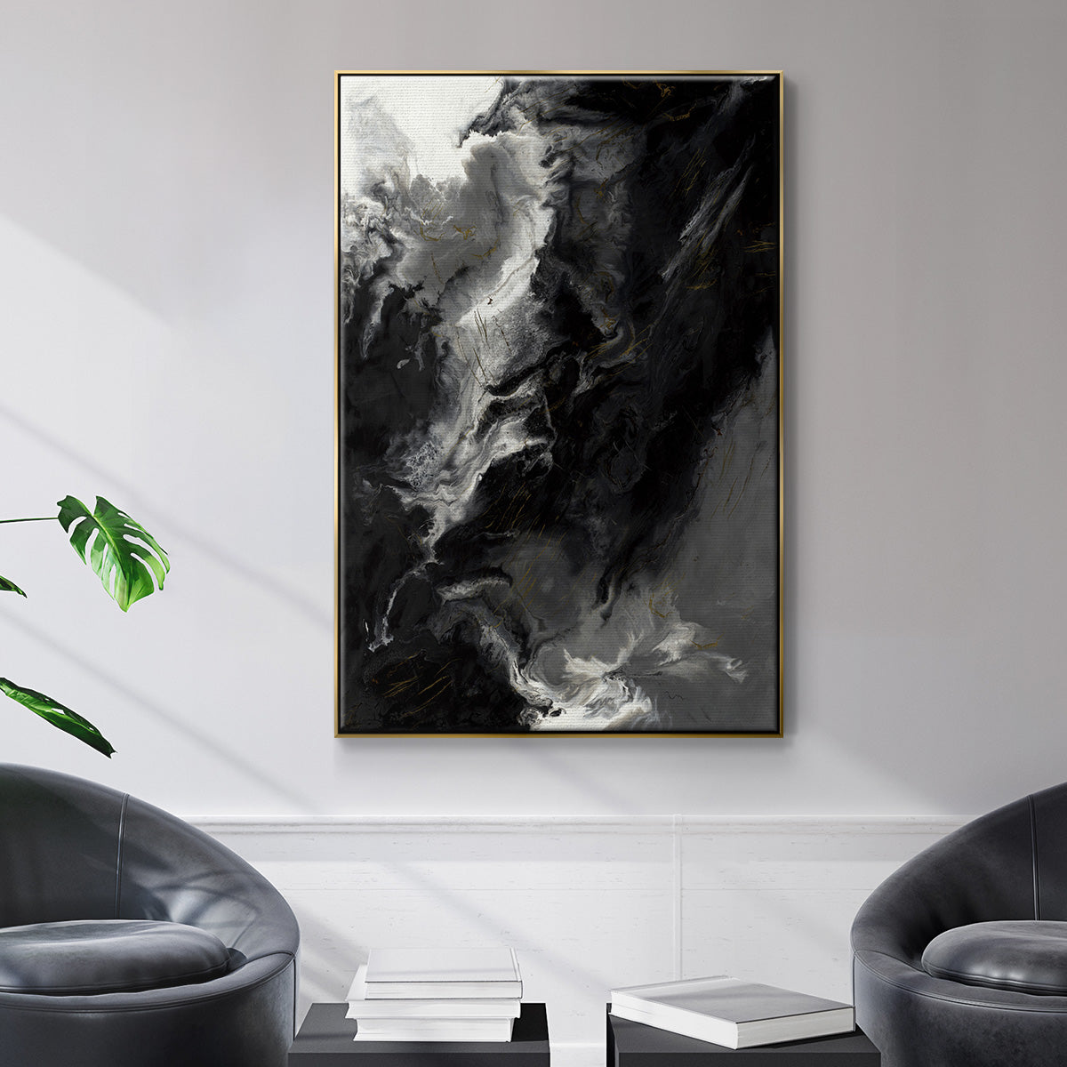 Changes - Floater Framed Canvas Print