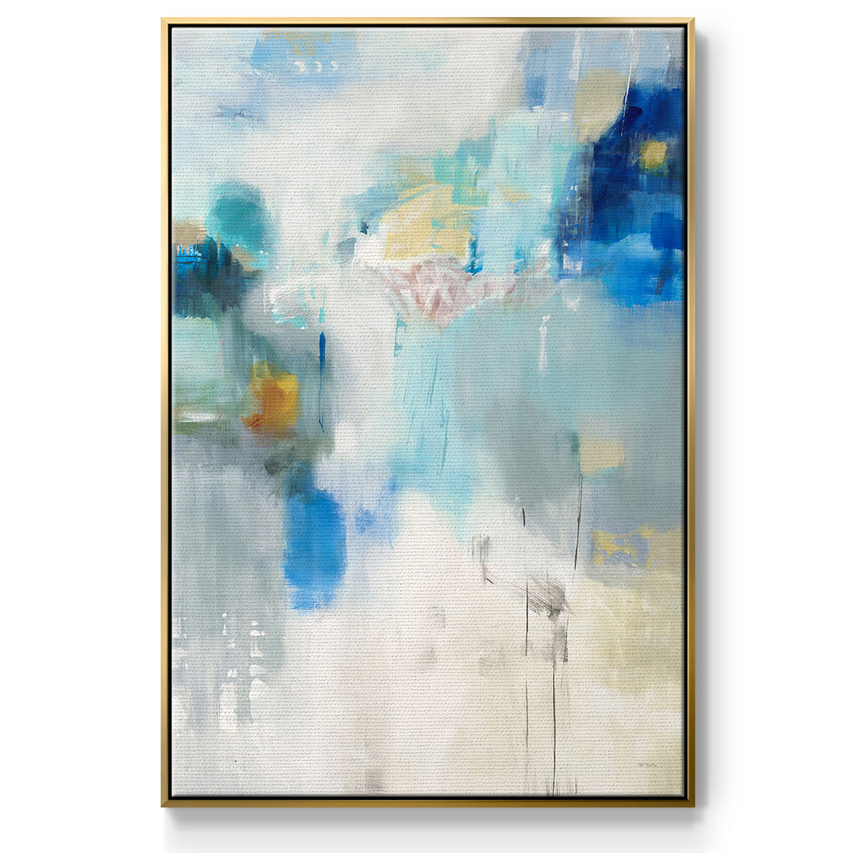 Celeste Motion I - Floater Framed Canvas Print