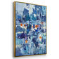 Reticent III - Floater Framed Canvas Print