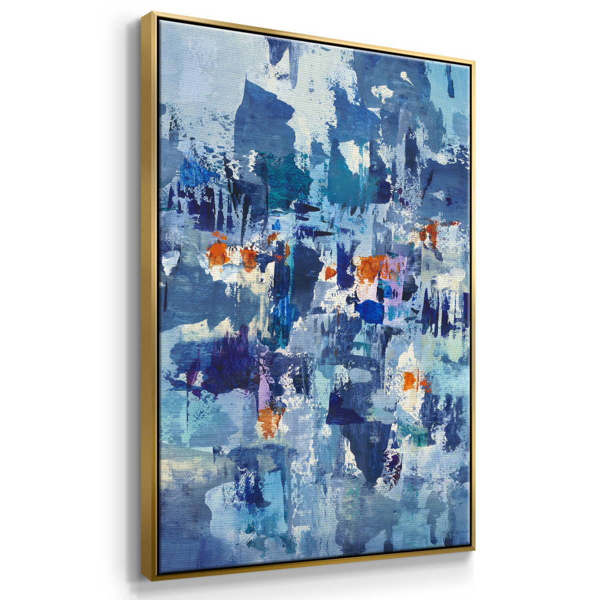 Reticent III - Floater Framed Canvas Print