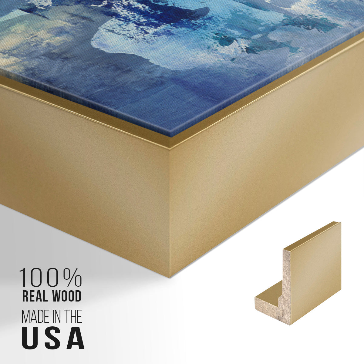 Reticent III - Floater Framed Canvas Print