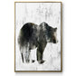 Bear Totem - Floater Framed Canvas Print
