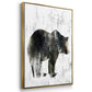 Bear Totem - Floater Framed Canvas Print