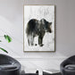 Bear Totem - Floater Framed Canvas Print