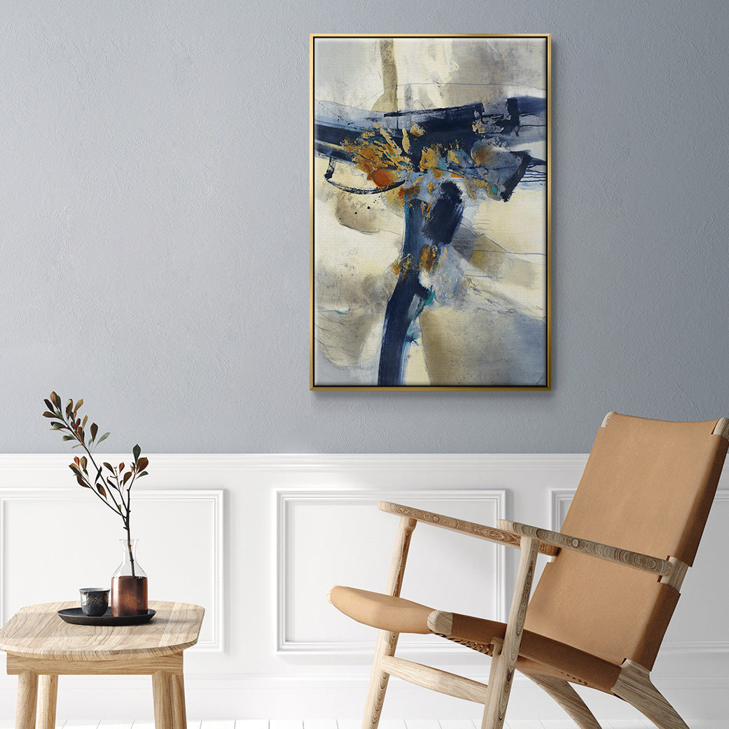Blast - Floater Framed Canvas Print