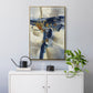 Blast - Floater Framed Canvas Print