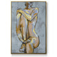 Grey Maiden I - Floater Framed Canvas Print