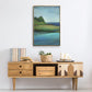 Silent Lakeside I - Floater Framed Canvas Print