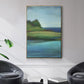 Silent Lakeside I - Floater Framed Canvas Print