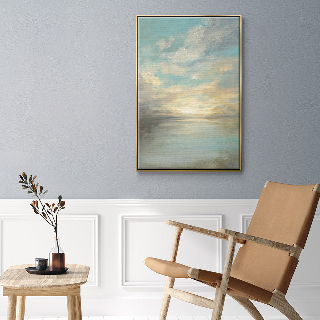 Morning Glory - Floater Framed Canvas Print